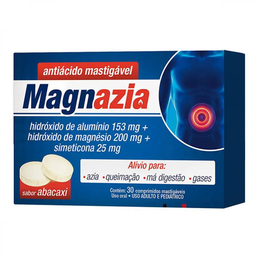 Magnazia Com 30 Comprimidos Mastigaveis
