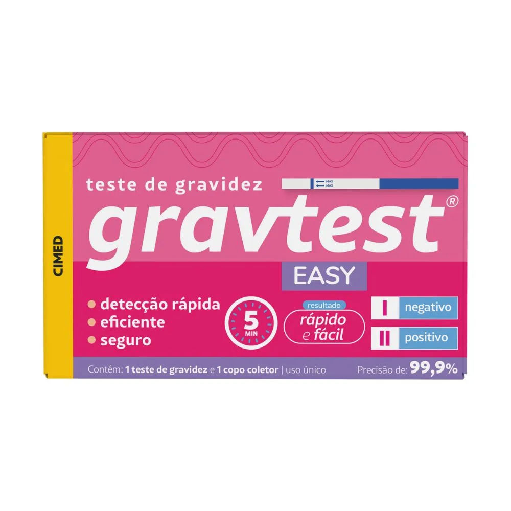 Teste De Gravidez Grav Test Easy Cimed