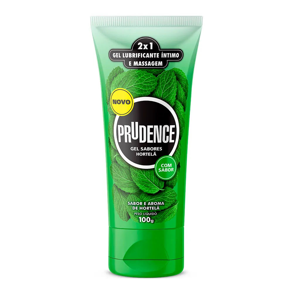 Lubrificante Intimo Prudence 2x1 100gr Gel Hortela