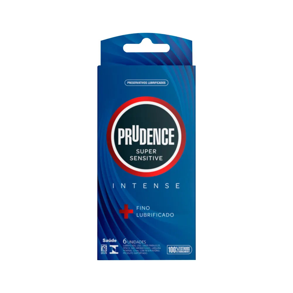 Preservativo Prudence 6 Unidades Super Sensitive Intense