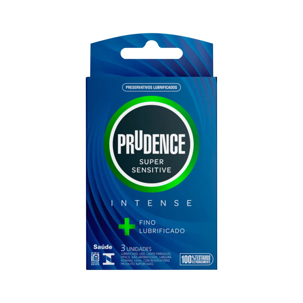Preservativo Prudence 3 Unidades Super Sensitive Intense