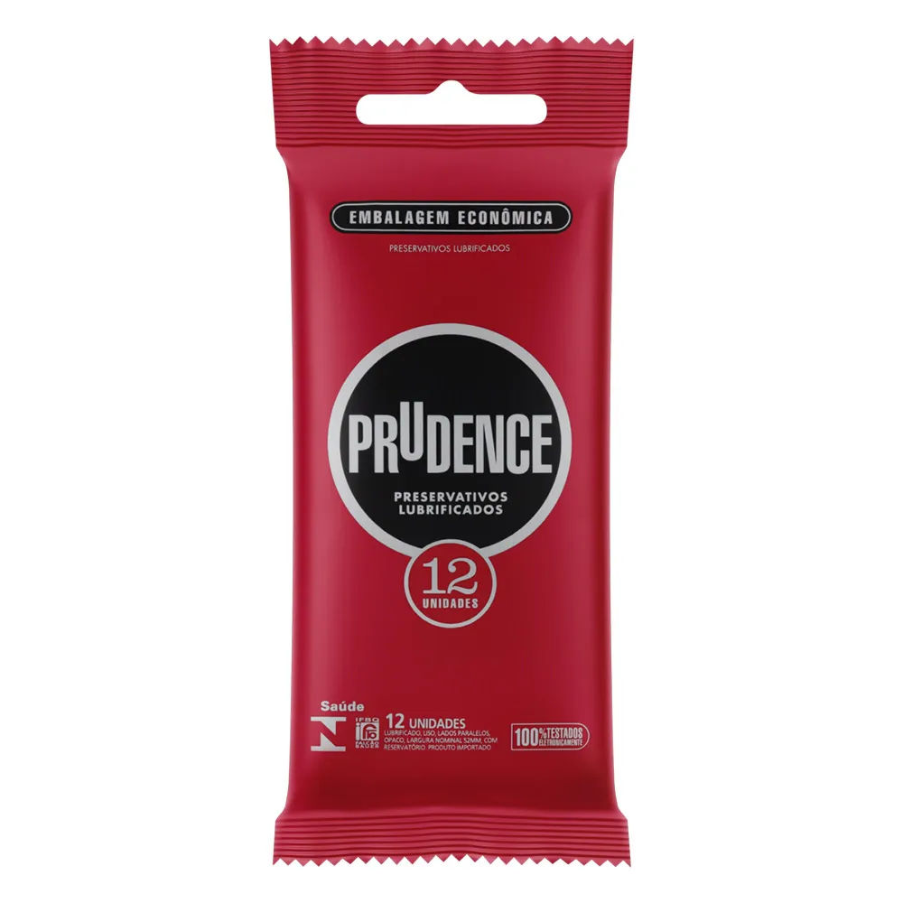 Preservativo Prudence Lubrificado 12 Unidades