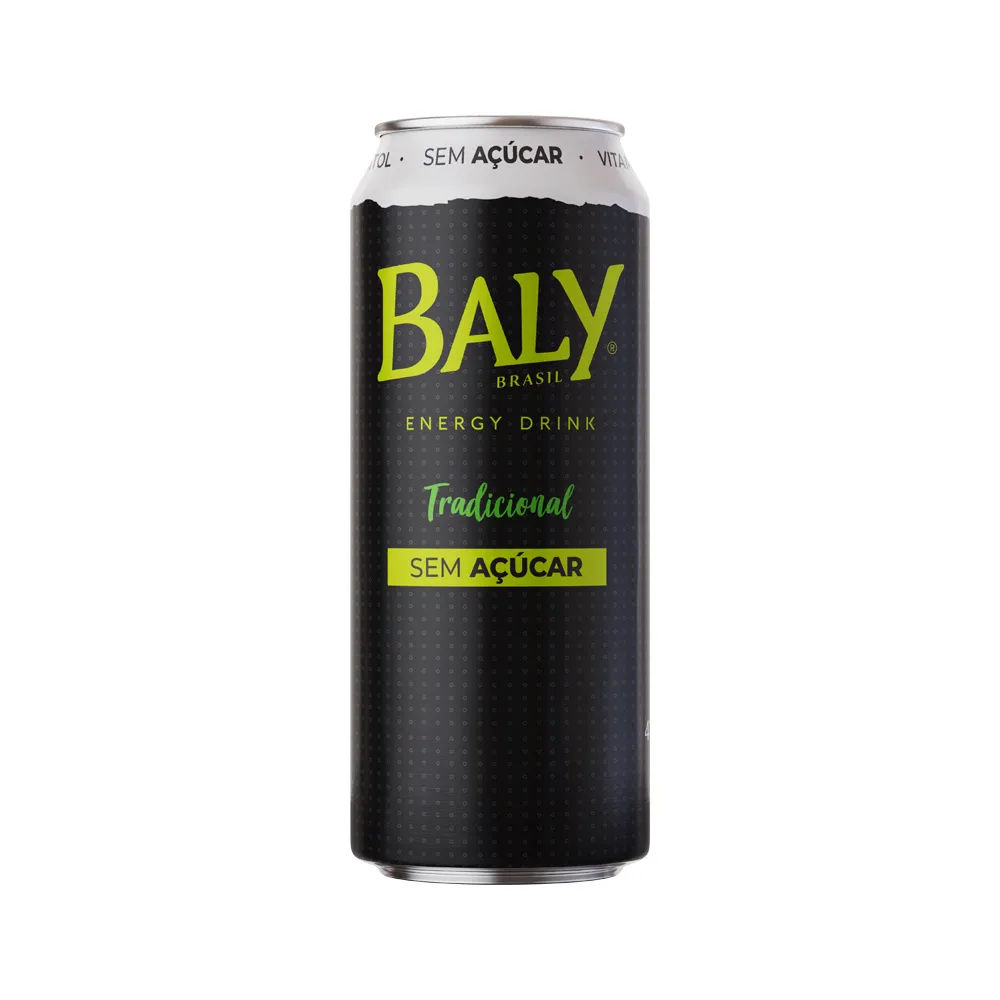 Energético Baly Tradicional Sem Açúcar 473ml