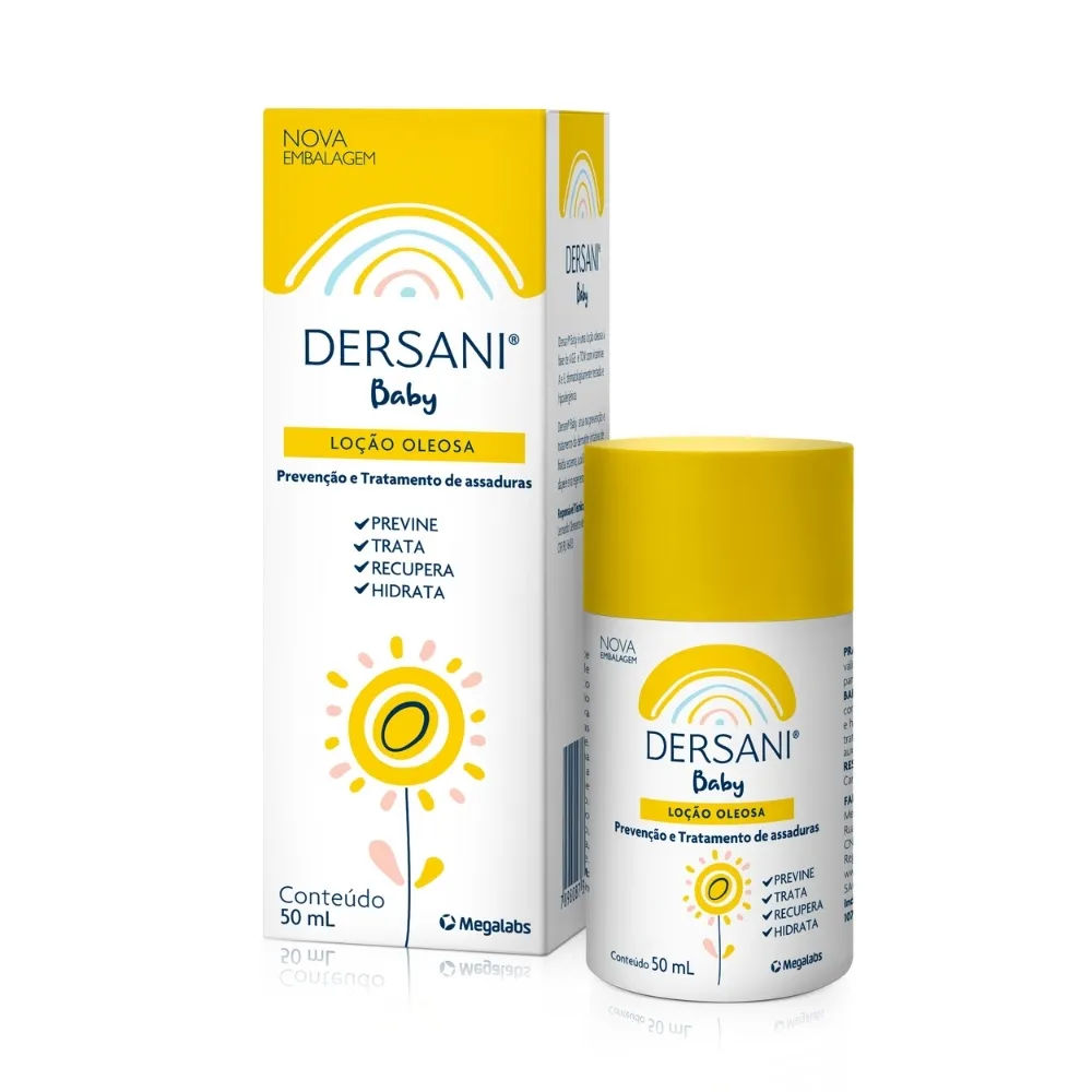 Dersani Loção Oleosa Baby Hipoalergênico para Assaduras 50ml