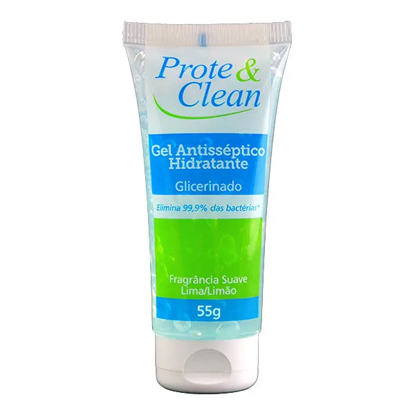 Gel Antisséptico Hidratante Prote E Clean Limão 55g