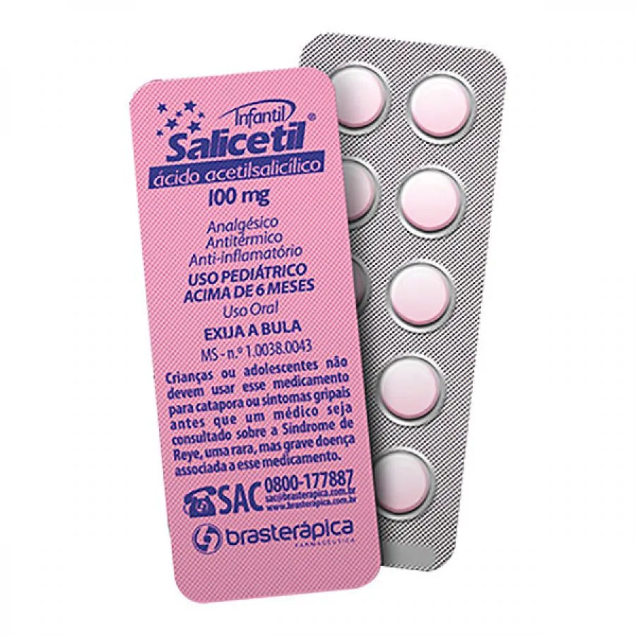 Salicetil 100mg 10 comprimidos