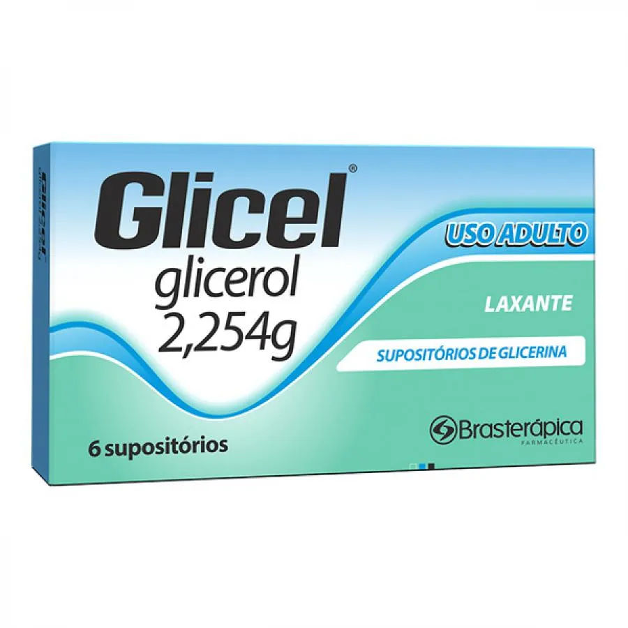 Supositorio de Glicerina Glicel Adulto 6 unidades