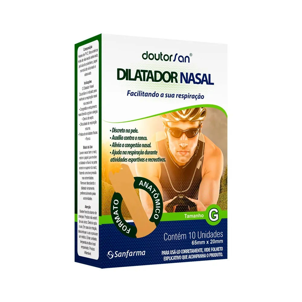 Dilatador Nasal Sancare Masculino 10 Unidades