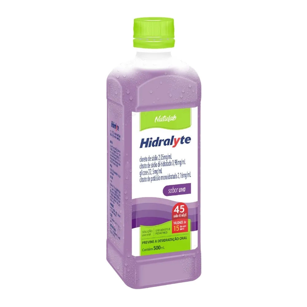 Hidralyte 500ml Sabor Uva Natulab