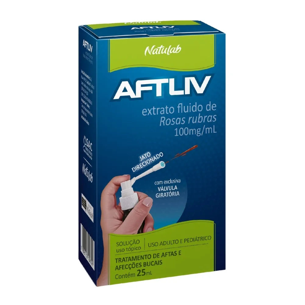 Aftliv 25ml Solução Bucal Natulab