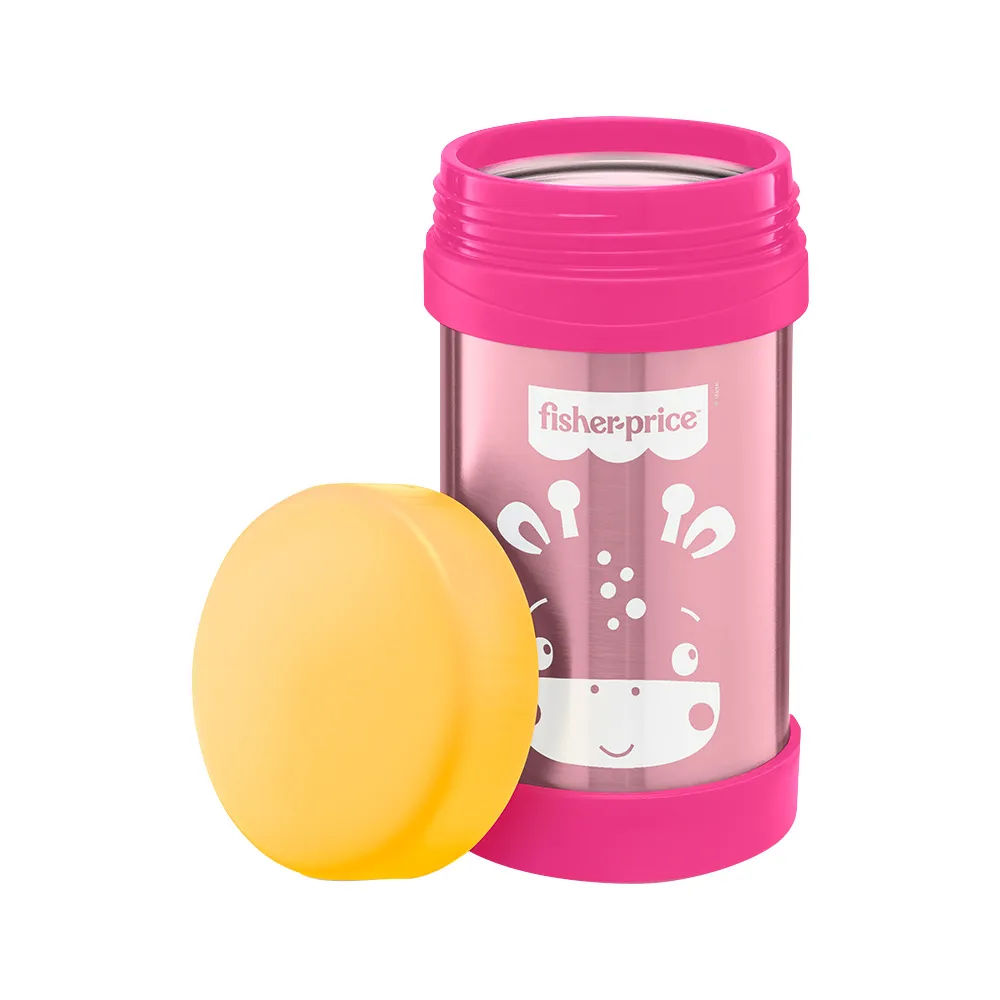 Pote Termico Fisher Price Aco Inox Rosa