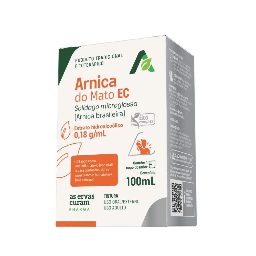 Arnica do Mato Solidago microglossa EC 1,5mg/ml 100ml As Ervas Curam