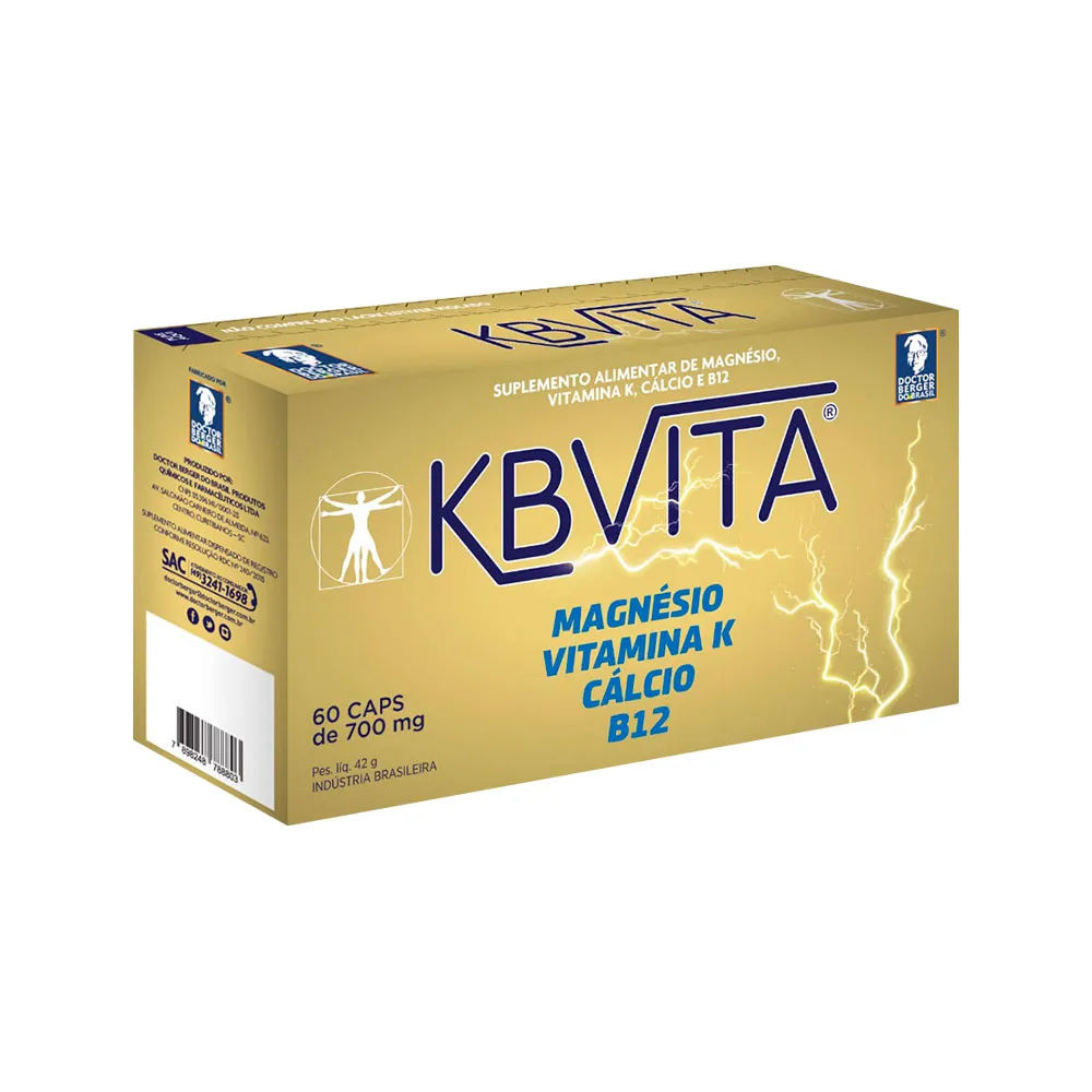 Kbvita 700mg Com 60 Capsulas