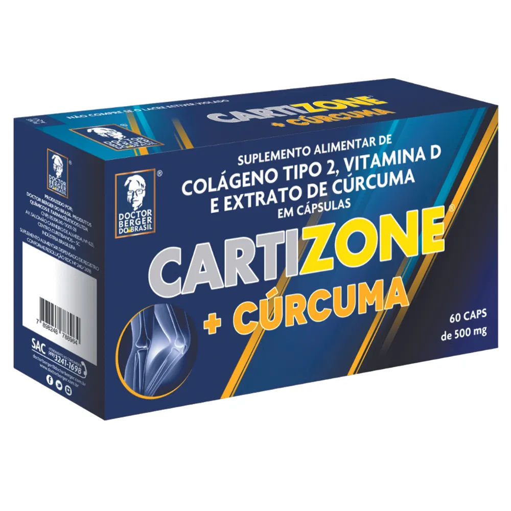 Colageno Cartizone Tipo Ii Curcuma 500mg 60caps Doctor Berger