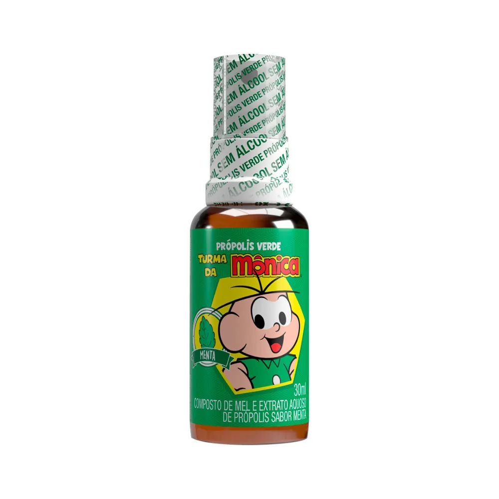 Própolis com Mel e Menta Baldoni Chico Bento Gotas 30ml