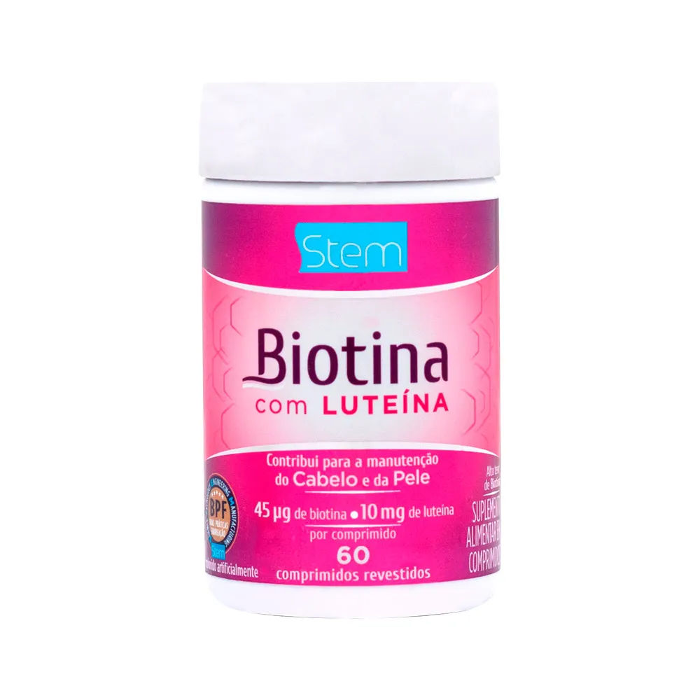 Biotina Com Luteina Com 60 Comprimidos Revestidos Stem