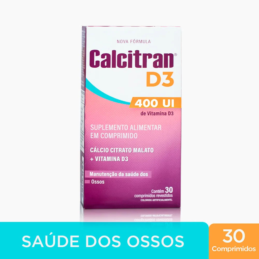 Calcitran D3 400UI 30 Comprimidos