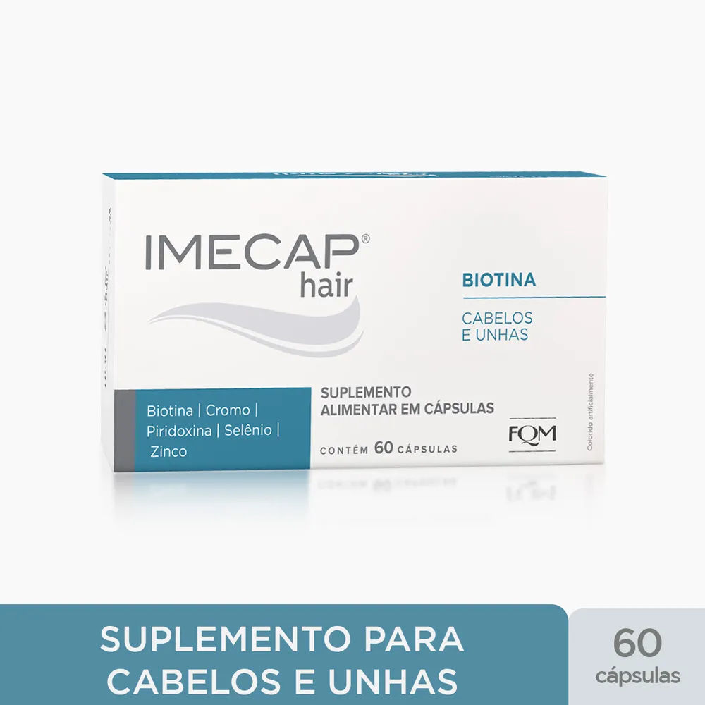 Imecap Hair 60 Cápsulas Divcom Pharma