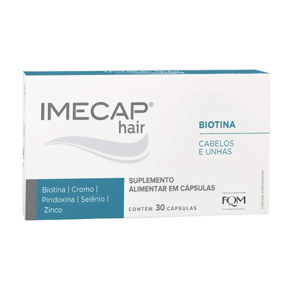 Imecap Hair 30 Cápsulas Divcom Pharma