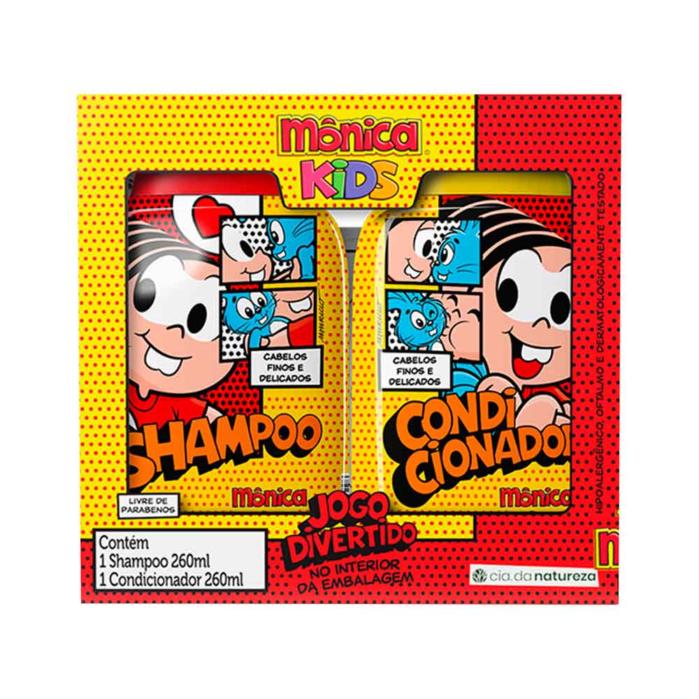 Shampoo+condicionador Monica Kids 260+260ml