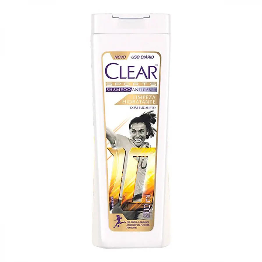 Shampoo Clear Women Anticaspa Limpeza Hidratante 200ml