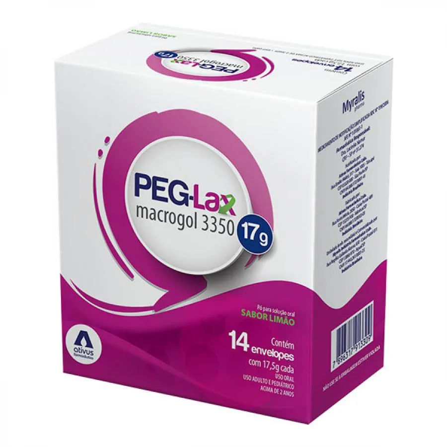 Peg-lax 14 Sachês Sabor Limão