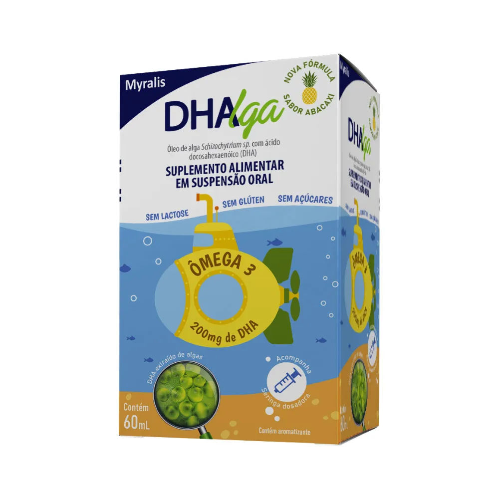 DhAlga Suspensão Oral Sabor Abacaxi 60ml