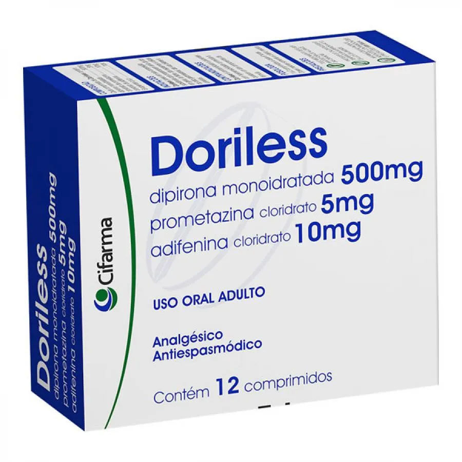 Doriless Com 12 Comprimidos
