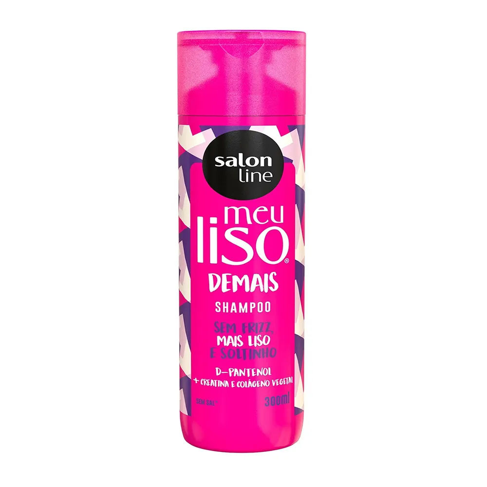 Shampoo Salon Line 300Ml Meu Liso Desmaiado Limpa E Desmaia
