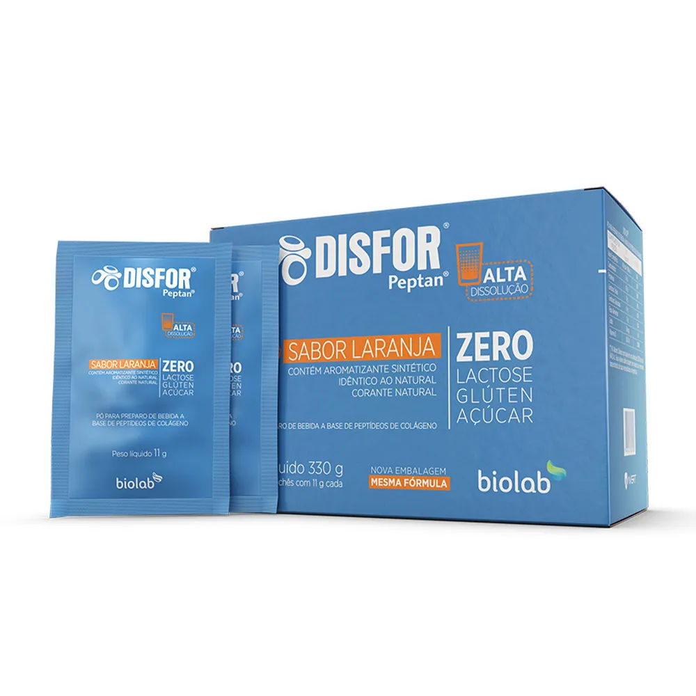 Disfor Sabor Laranja 45 Sachês Biolab