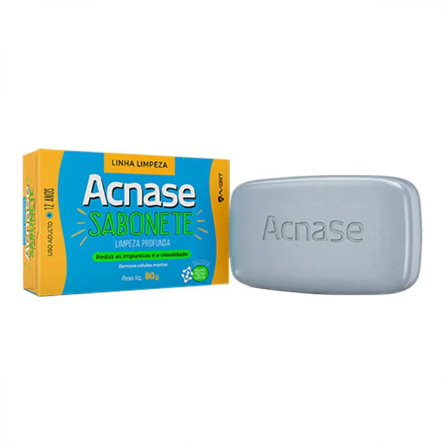 Sabonete Facial Acnase Clean Limpeza Profunda com 80g