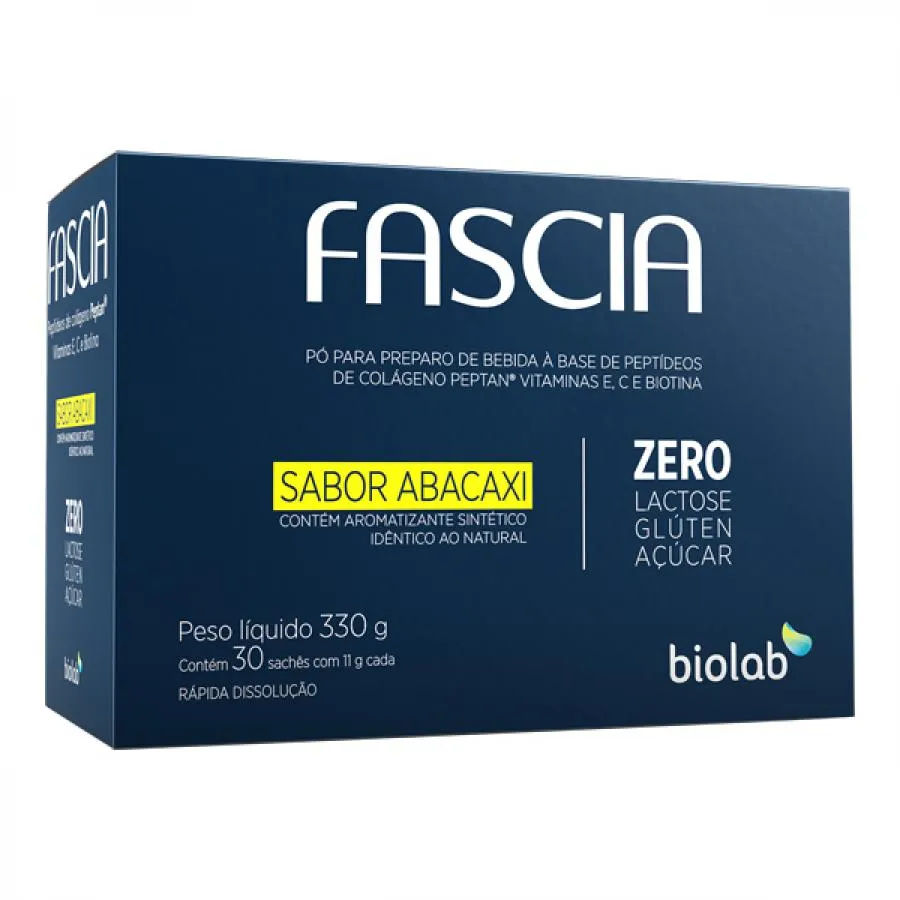 Fascia Sabor Abacaxi 30 Sachês Biolab