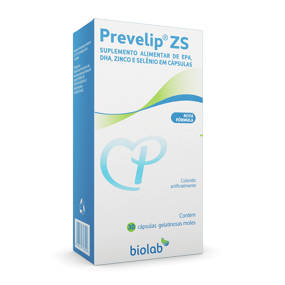Prevelip Zs Suplemento Alimentar 30 cápsulas Biolab