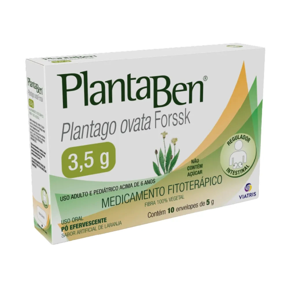 Plantaben 3,5g Laranja Sem Açúcar 10 Envelopes 5g Cada