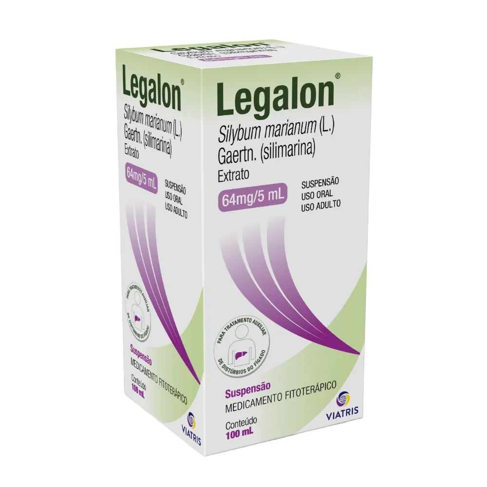 Legalon Silimarina 64mg/5ml Suspensão Oral 100ml