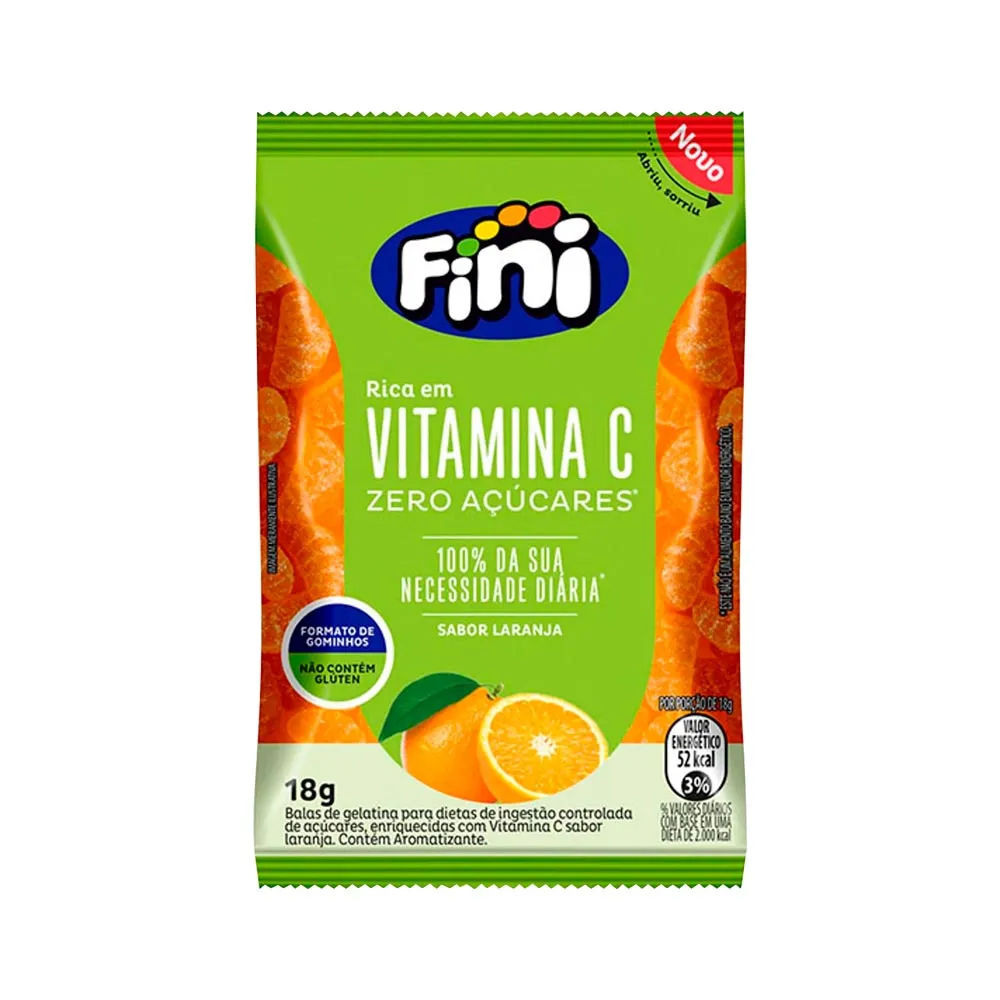 Fini Vitamina C Laranja 18gr