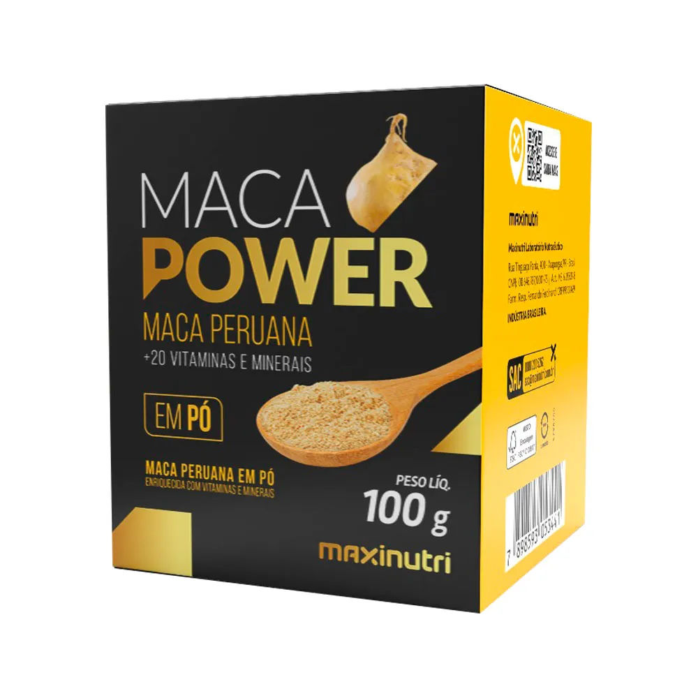 Maca Peruana Power Maxinutri Em Po 100gr