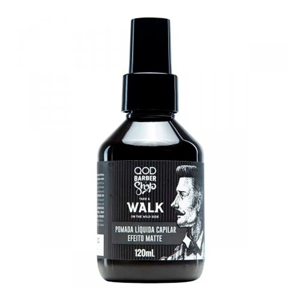Pomada Líquida para Cabelo QOD 120ml Walk Efeito Molhado
