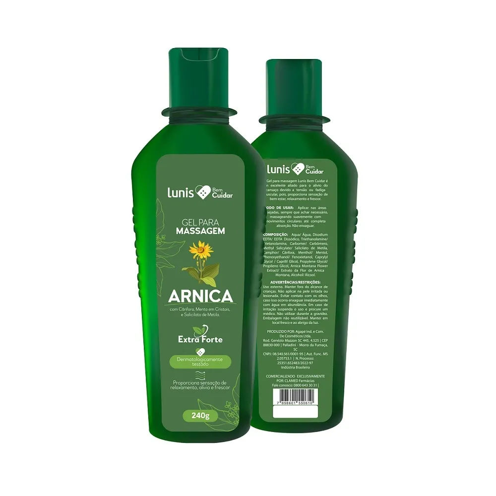 Gel Para Massagem Arnica Extra Forte 240g