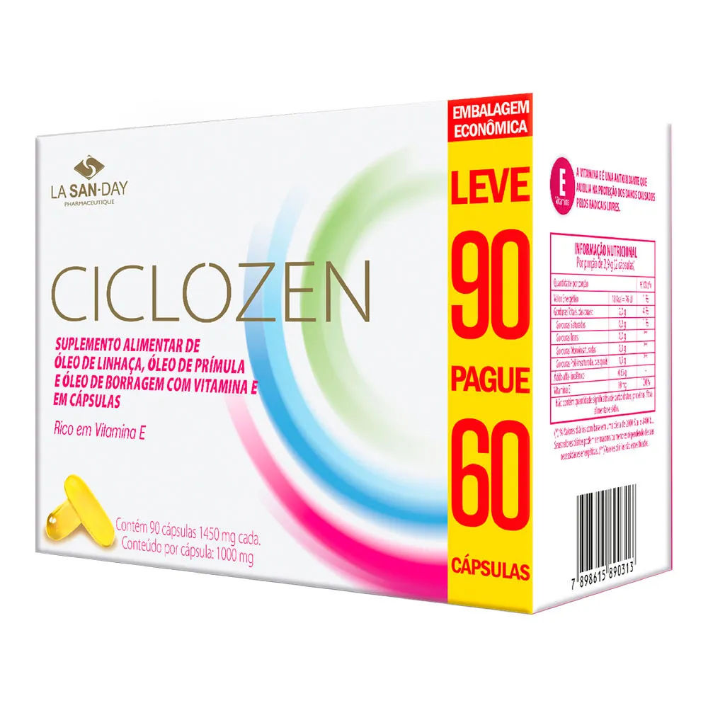 Ciclozen La San-day Leve 90 Pague 60 Capsulas Especial