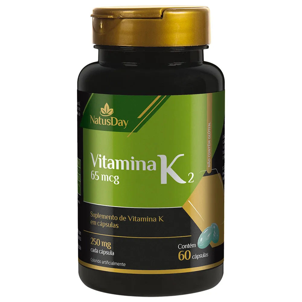 Vitamina K2 Natusday Com 60 Capsulas 65mcg