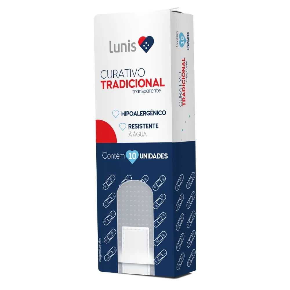 Curativo Transparente Lunis 10 unidades