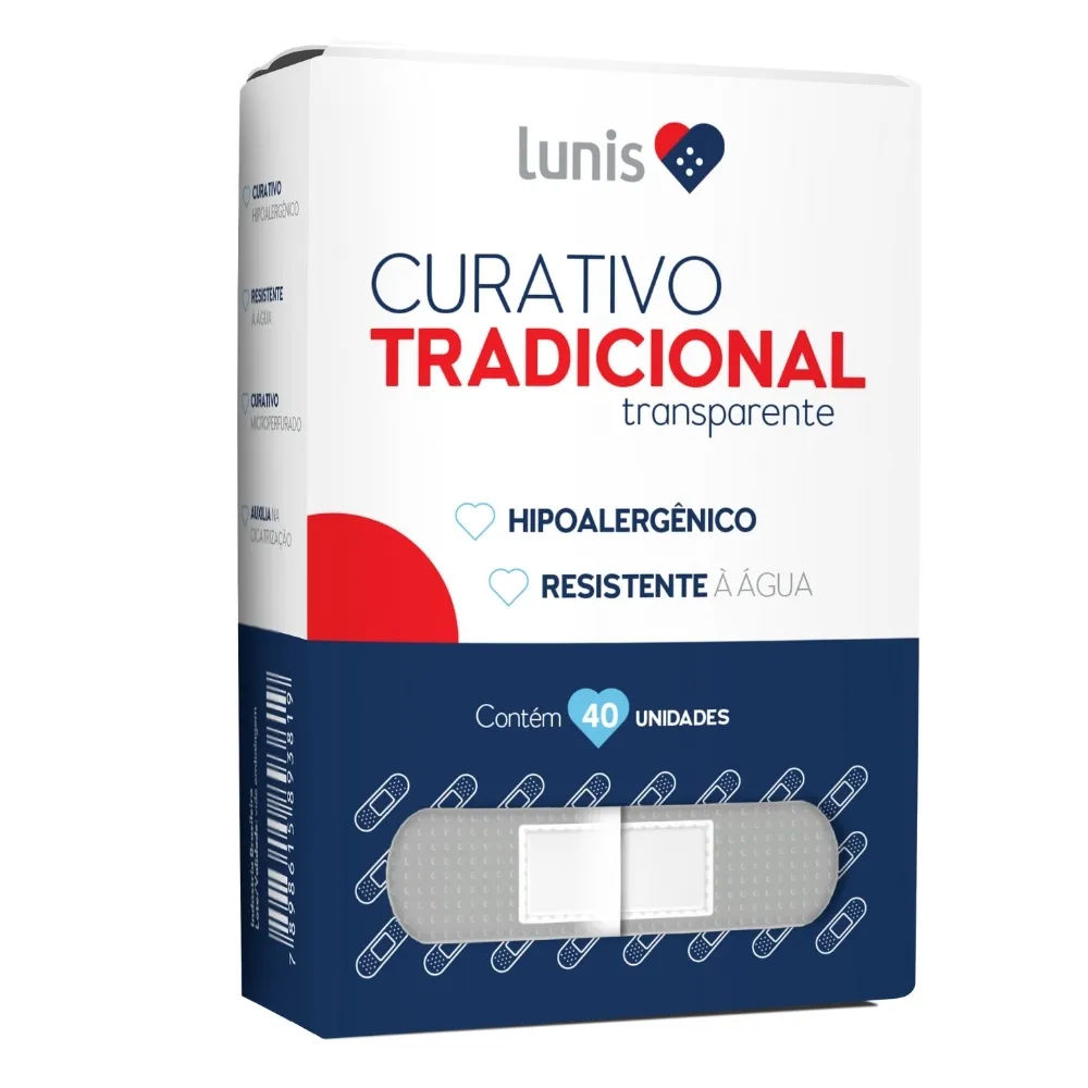 Curativo Transparente Lunis 40 unidades
