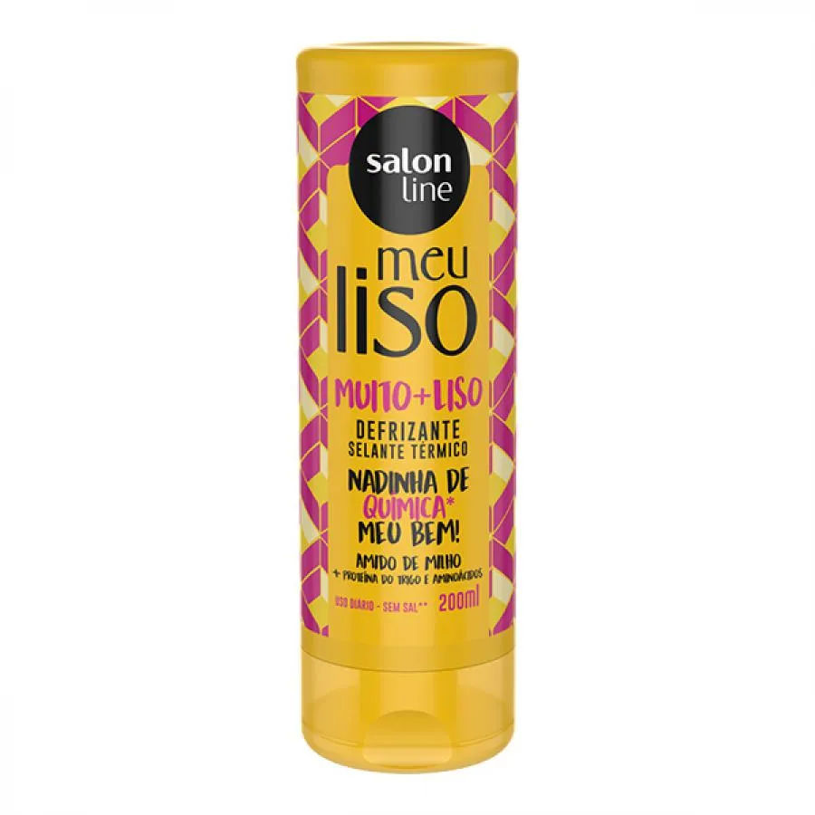 Defrizante Salon Line Meu Liso Muito + Liso 200ml