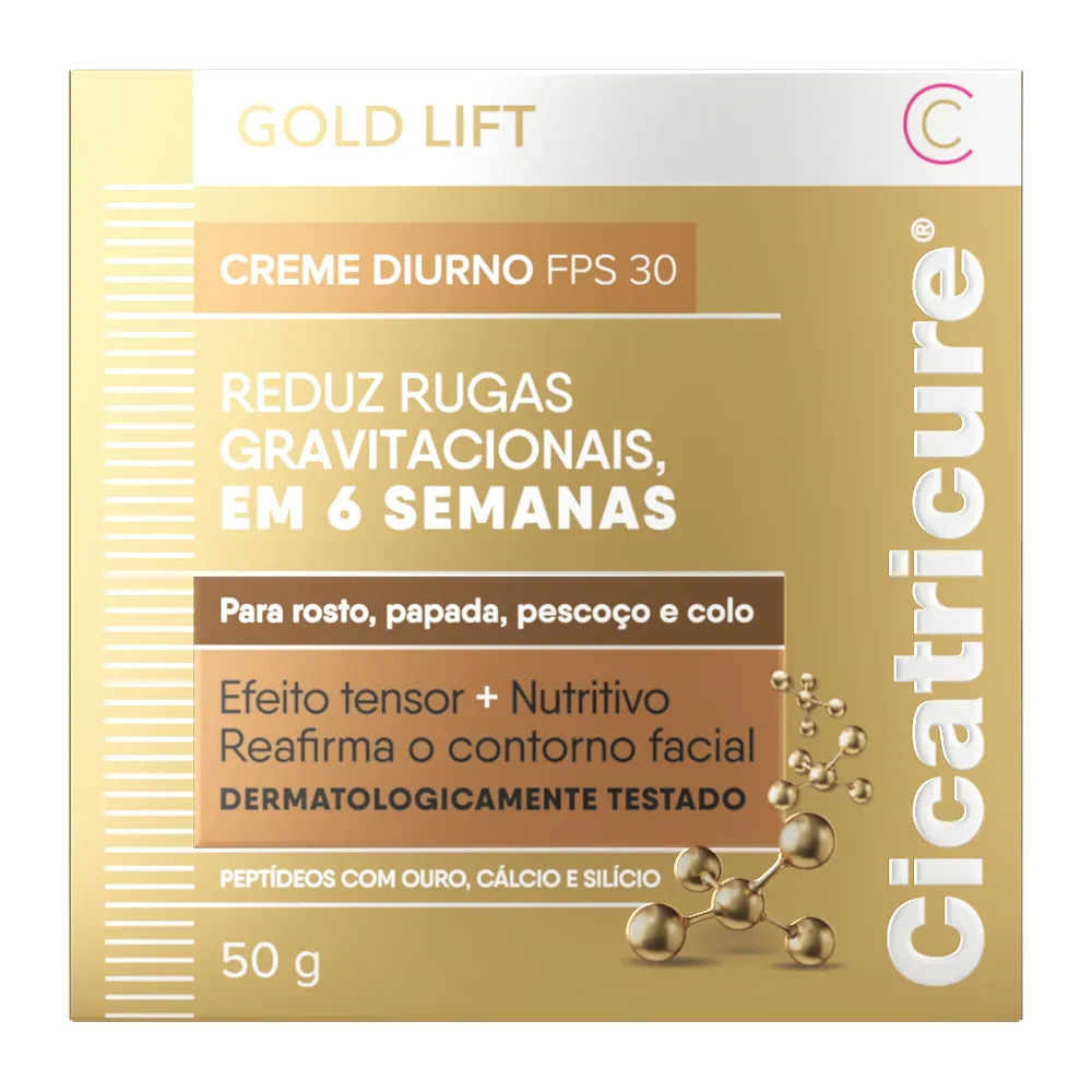 Creme Facial Cicatricure Gold Lift Diurno 50g