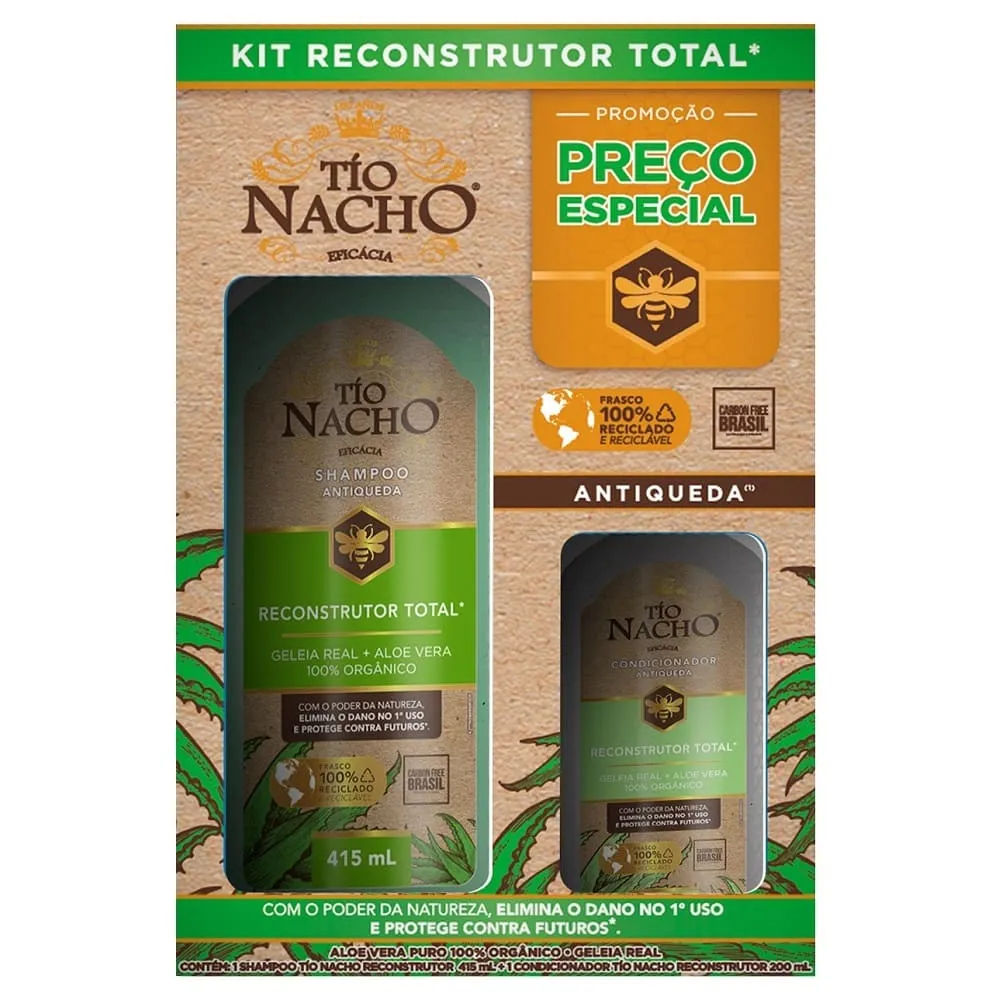 Kit Tio Nacho Sh 415+Cond 200Ml Reconstrutor