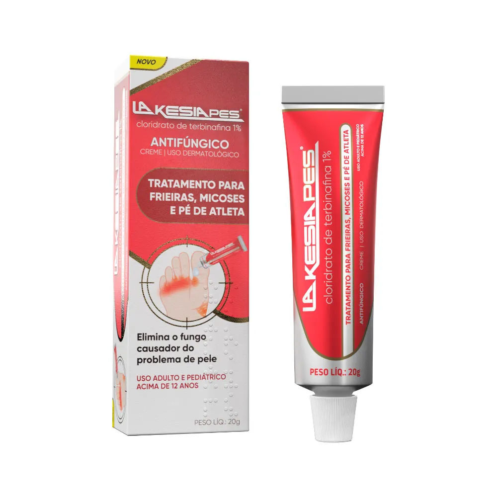 Lakesia Pés Creme Antifúngico 20 g Genomma