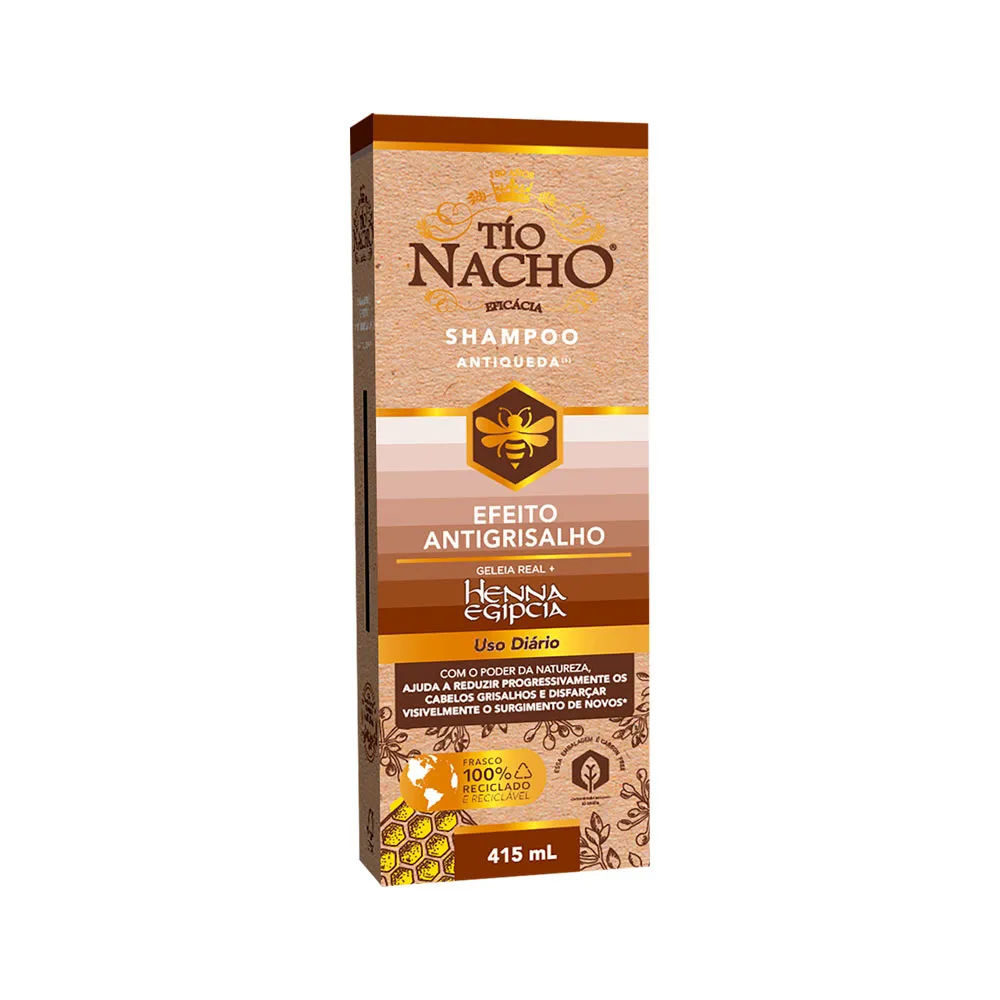 Shampoo Tio Nacho 415ml Antigrisalho