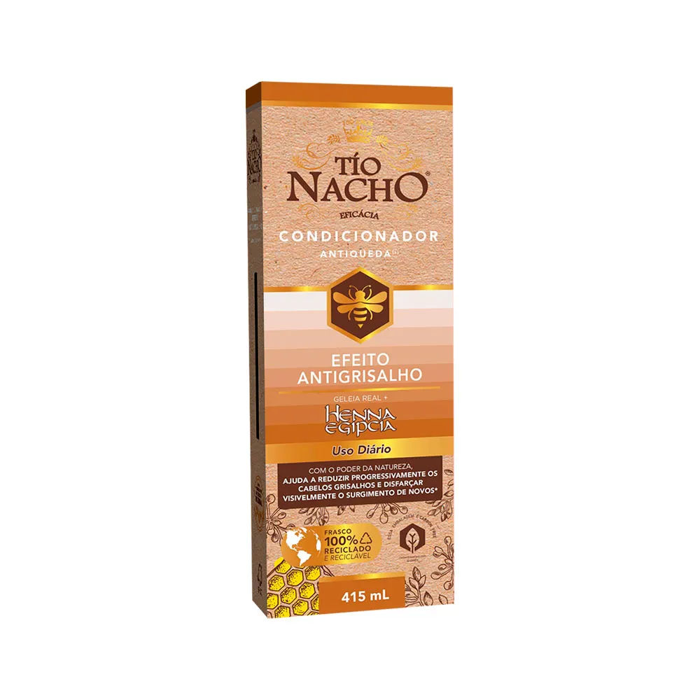 Condicionador Antiqueda Tio Nacho Efeito Antigrisalho 415ml
