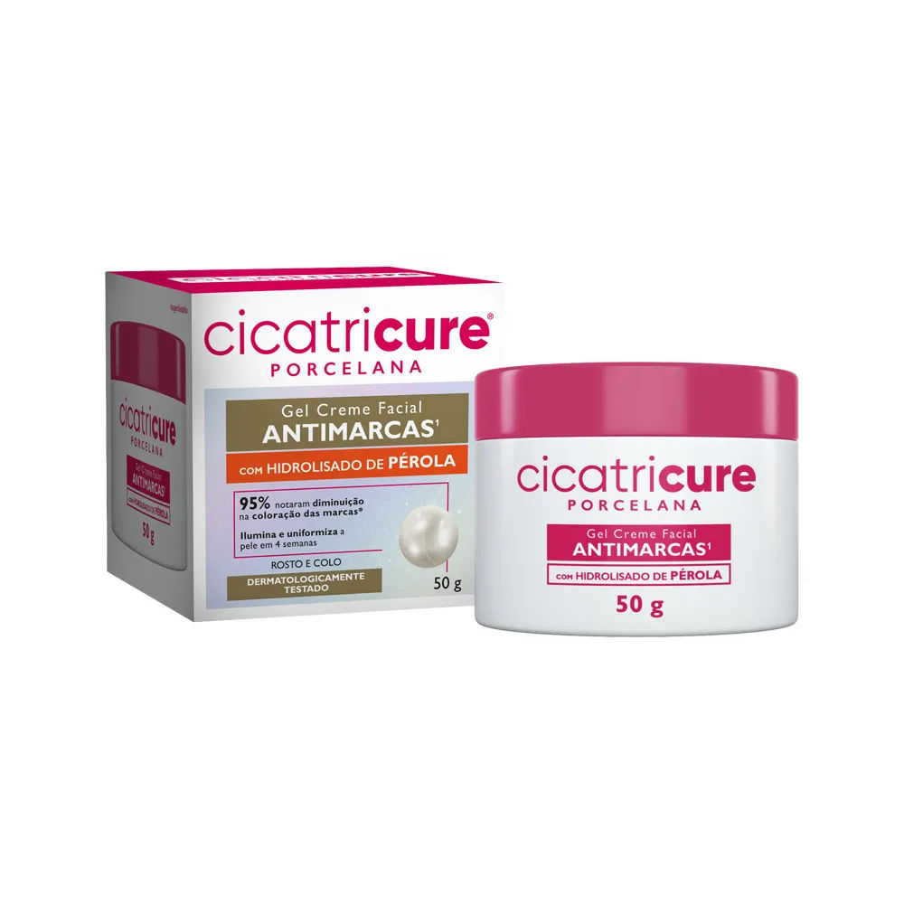 Cicatricure Gel Creme Facial Porcelana Genomma 50g